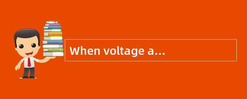 When voltage and current developed in an