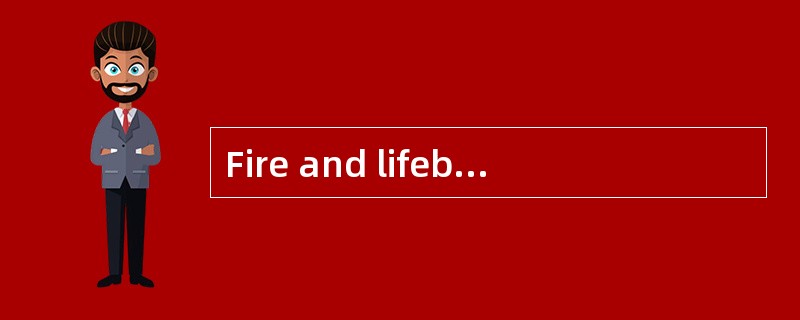 Fire and lifeboat stations are required