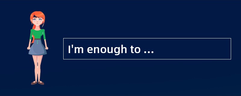 I'm enough to know it is going to be a v