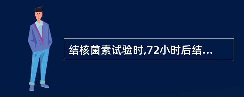 结核菌素试验时,72小时后结果判断为强阳性反应,其局部肿大直径范围为( )。A、