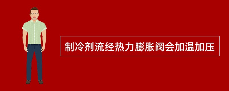 制冷剂流经热力膨胀阀会加温加压