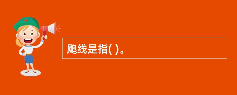 飑线是指( )。