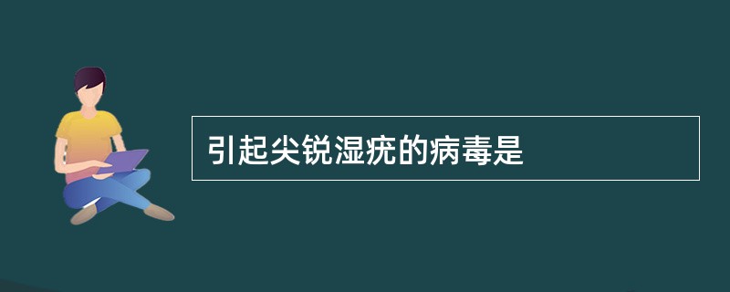 引起尖锐湿疣的病毒是