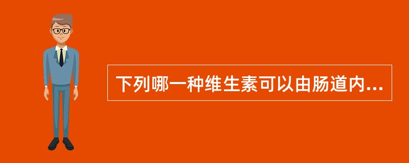 下列哪一种维生素可以由肠道内微生物合成?