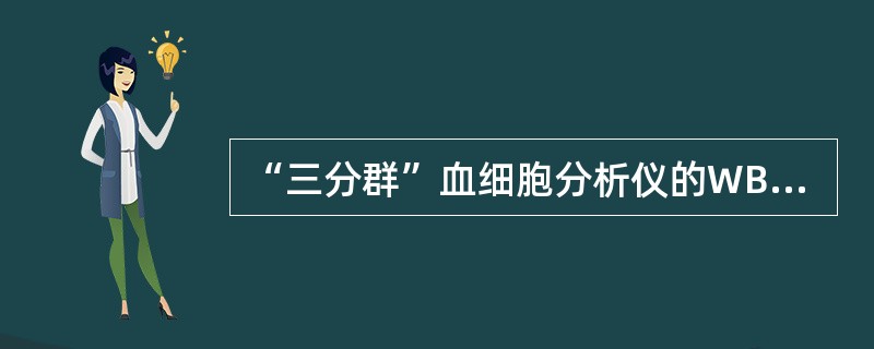 “三分群”血细胞分析仪的WBC分布直方图中,第l群“小细胞区”主要是