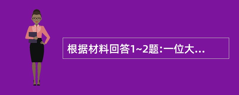 根据材料回答1~2题:一位大学生在反思自己的小学生活时,这样说道:当我拿到大学通