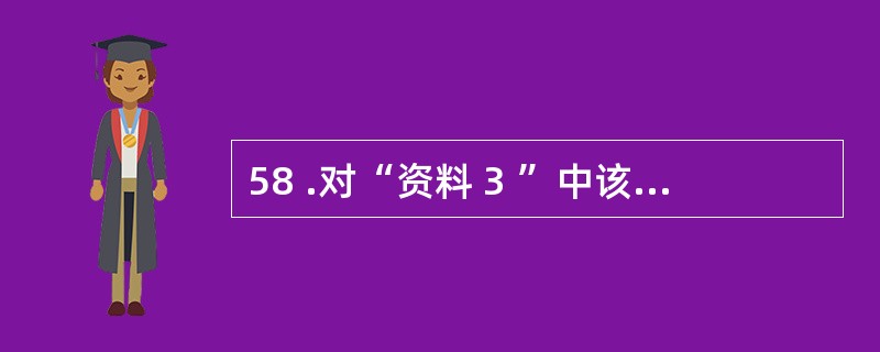 58 .对“资料 3 ”中该公司下列日期业务的收入确认,如不考虑增值税,审计人员