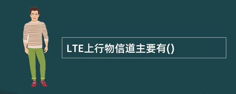 LTE上行物信道主要有()