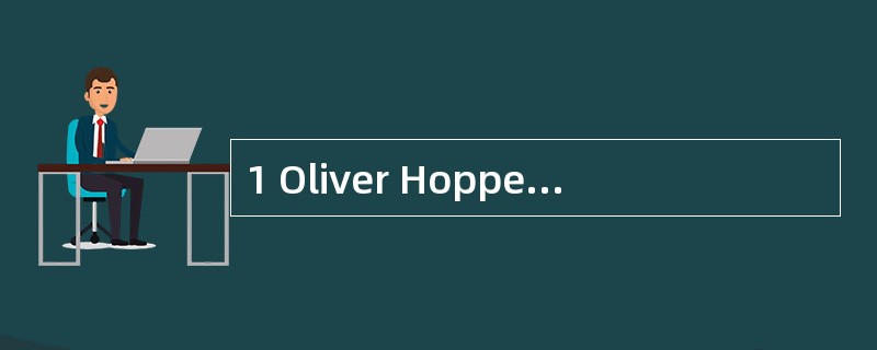 1 Oliver Hoppe has been working at Hoope