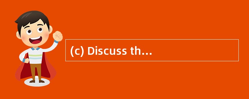 (c) Discuss the difficulties that may be