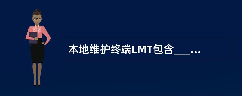 本地维护终端LMT包含___和___两个子系统。