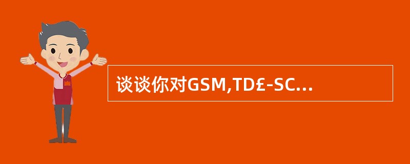 谈谈你对GSM,TD£­SCDMA,WLAN 和 TD£­LTE 四网协同的认识