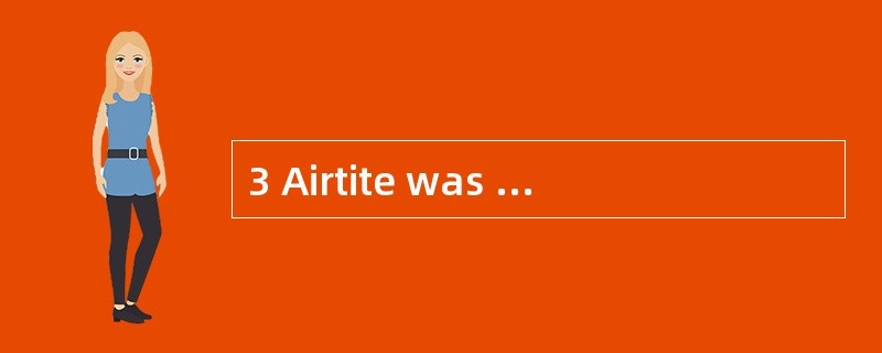 3 Airtite was set up in 2000 as a low co