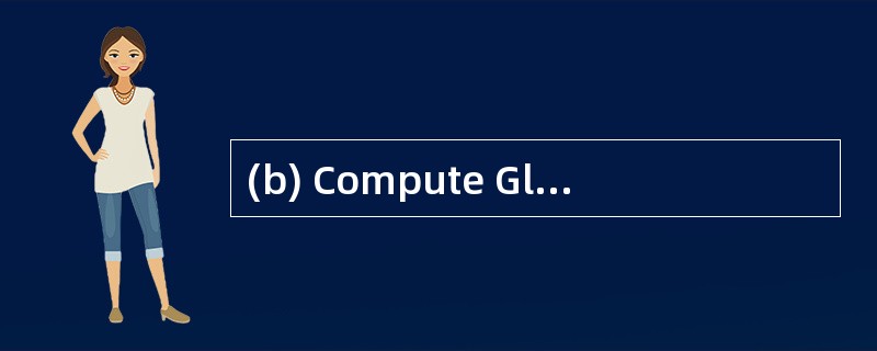 (b) Compute Gloria’s total income tax an