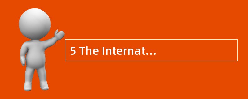 5 The International Accounting Standards