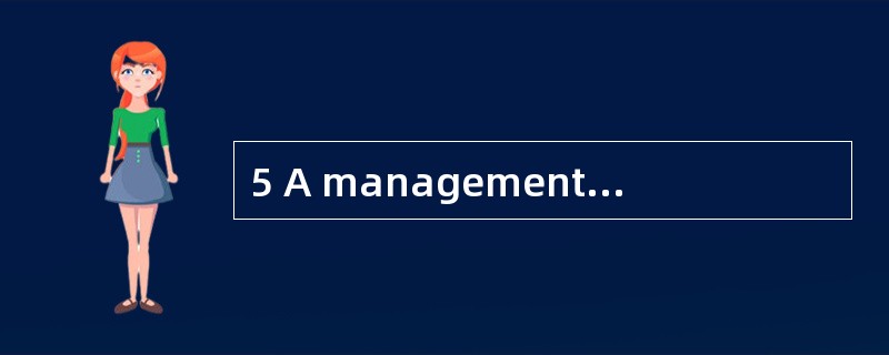 5 A management accounting focus for perf