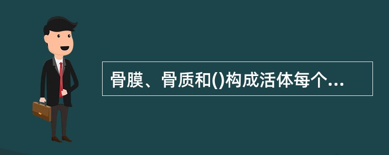 骨膜、骨质和()构成活体每个骨块。A、骨髓腔B、骨髓C、松质骨D、密质骨