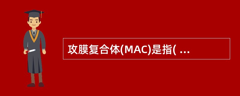 攻膜复合体(MAC)是指( )A、C5b67B、C5b678C、C5b6789D