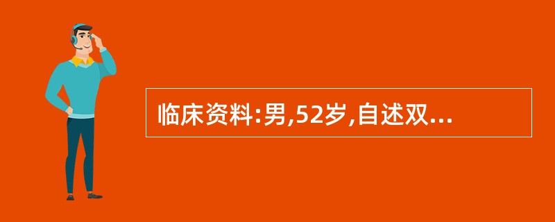 临床资料:男,52岁,自述双眼前有漂浮物(飞蚊症),视力下降半年余。超声综合描述