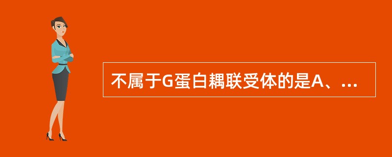 不属于G蛋白耦联受体的是A、α肾上腺素受体B、β肾上腺素受体C、胰岛素受体D、多