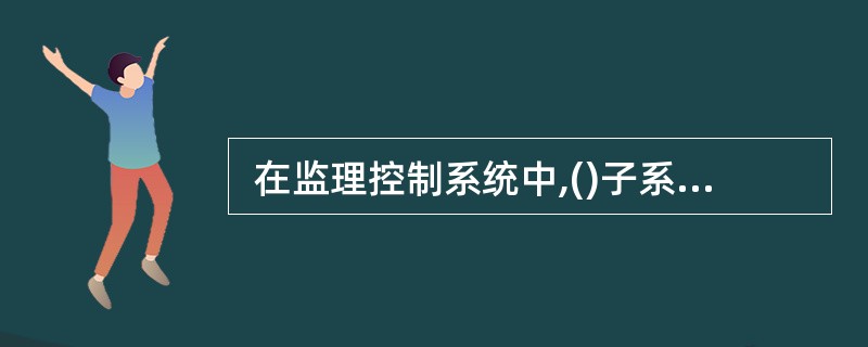  在监理控制系统中,()子系统贯穿于项目实施全过程,并且把控制系统与外部环境联