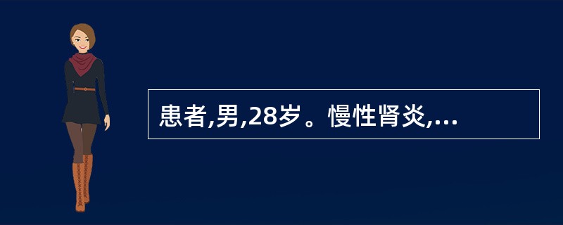 患者,男,28岁。慢性肾炎,血压200£¯116mmHg,降压首先选择A、呋塞米