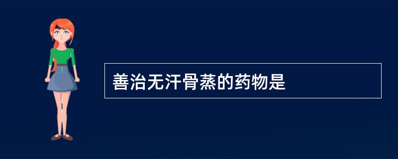 善治无汗骨蒸的药物是