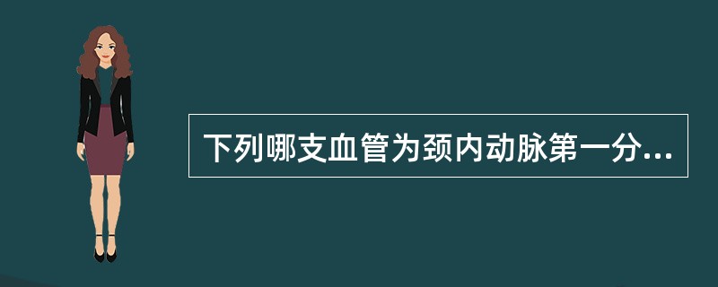 下列哪支血管为颈内动脉第一分支:()。