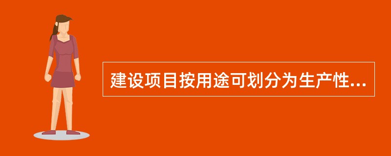 建设项目按用途可划分为生产性项目和非生产性项目,下列项目中属于生产性建设项目的是