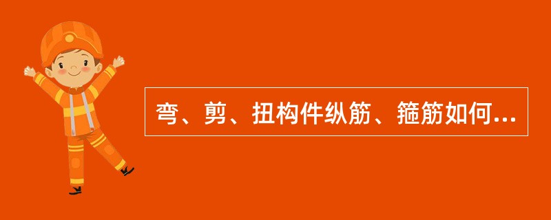 弯、剪、扭构件纵筋、箍筋如何计算,有哪些特殊构造要求 ?