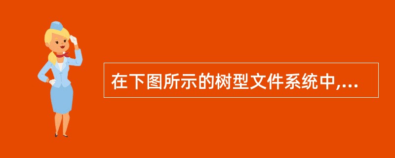 在下图所示的树型文件系统中,方框表示目录,圆圈表示文件,“£¯” 表示路径中的分