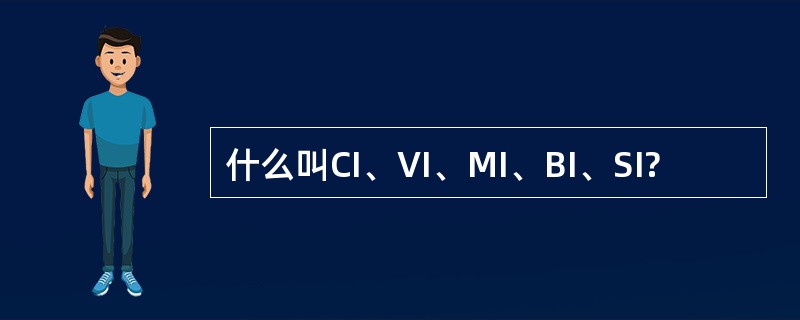 什么叫CI、VI、MI、BI、SI?