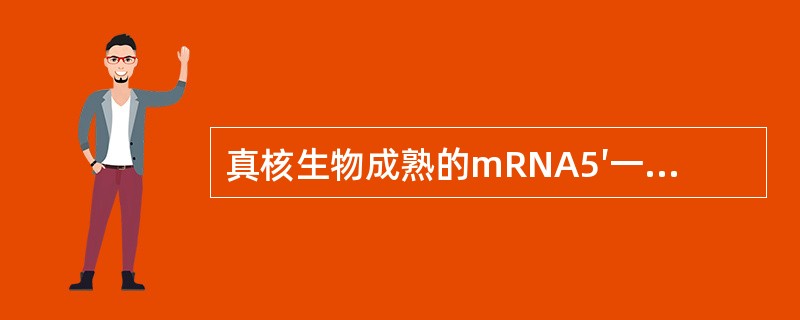 真核生物成熟的mRNA5′一端具有( )A、7mApppB、7mGpppC、7m