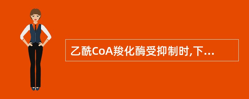 乙酰CoA羧化酶受抑制时,下列哪种代谢会受影响( )A、脂肪酸的氧化B、胆固醇的