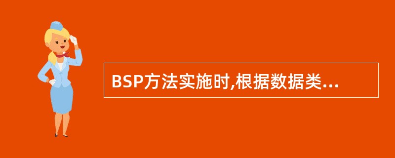 BSP方法实施时,根据数据类的特点将子系统分类,下面哪种不构成子系统类?
