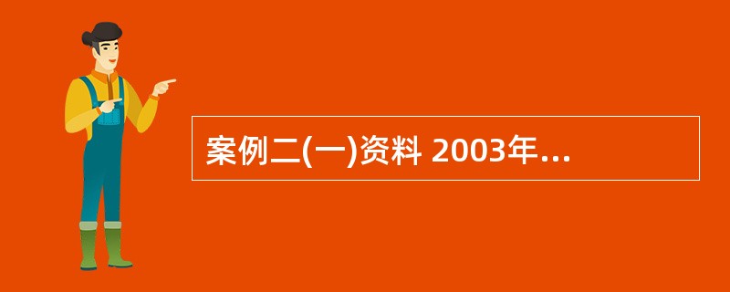 案例二(一)资料 2003年4月,某市审计局派出审计组对某股份有限公司2002年