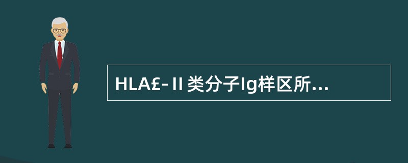 HLA£­Ⅱ类分子Ig样区所具备的特征是( )。A、由α2和β2两个功能区组成B