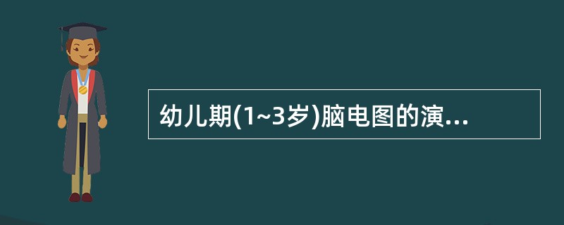 幼儿期(1~3岁)脑电图的演变规律是( )。A、后头部脑波基本节律由快变慢B、后