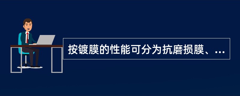 按镀膜的性能可分为抗磨损膜、()(),另外还有()()和保护膜