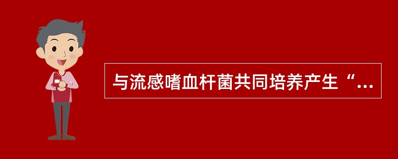 与流感嗜血杆菌共同培养产生“卫星现象”的微生物是A、肺炎链球菌B、金黄葡萄球菌C