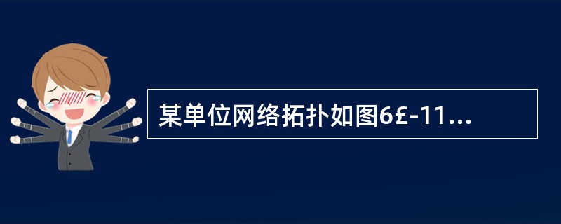 某单位网络拓扑如图6£­11所示,路由器R1~R7均运行OSPF协议。其中,(7