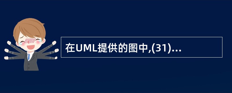 在UML提供的图中,(31)用于描述系统与外部系统及用户之间的交互;(32)用于