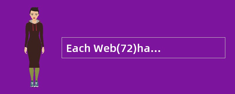 Each Web(72)has its own unique address k