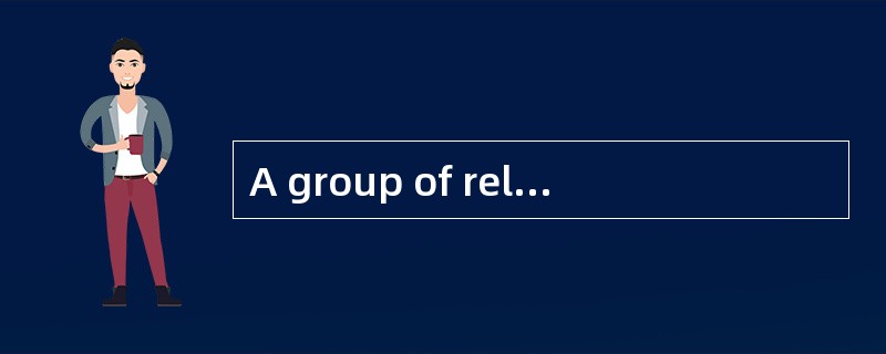 A group of related fields is called a(75