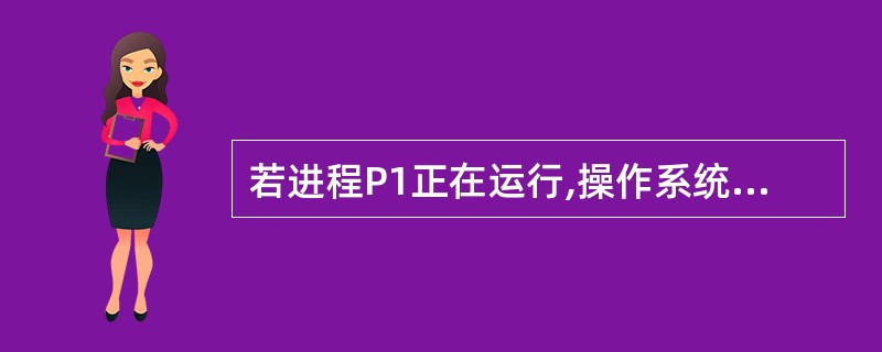 若进程P1正在运行,操作系统强行撒下P1所占用的CPU,让具有更高优先级的进程P