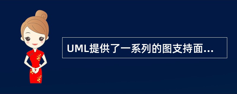 UML提供了一系列的图支持面向对象的分析与设计,其中(13)给出系统的静态设计视