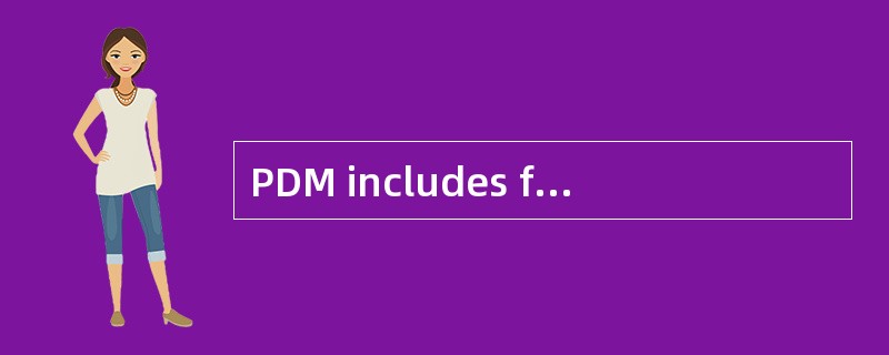 PDM includes four types of dependencies