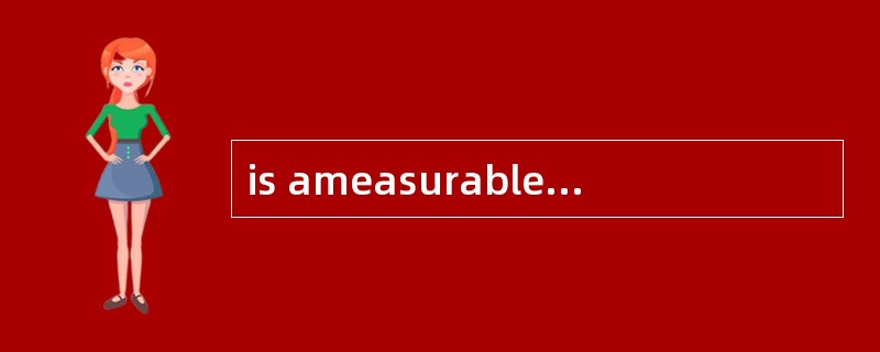 is ameasurable,verifiable work poduct su