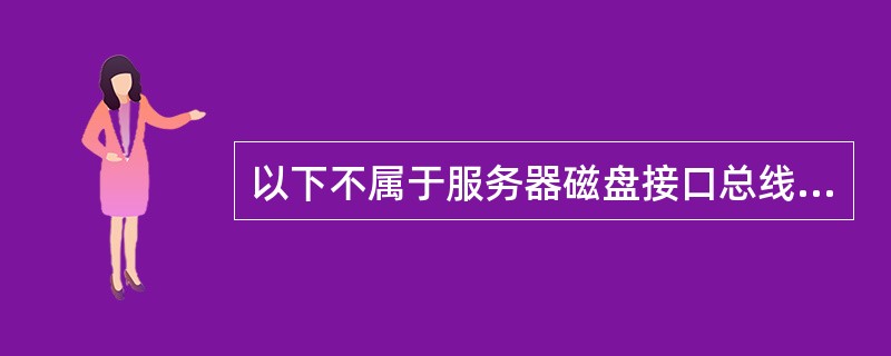 以下不属于服务器磁盘接口总线标准的是(26)。