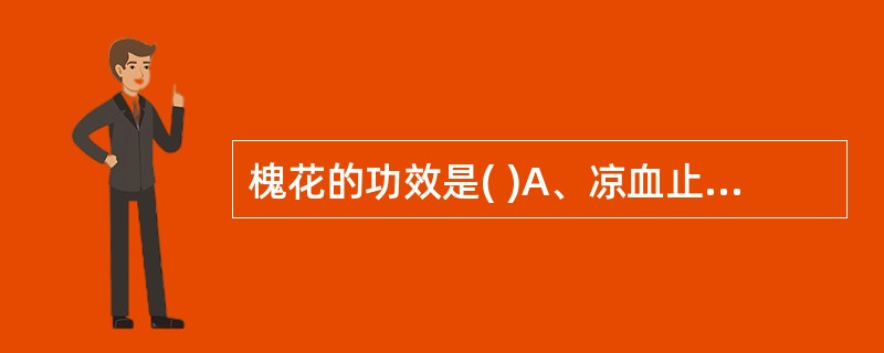 槐花的功效是( )A、凉血止血、清肺止咳B、凉血止血、清肝明目C、凉血止血、清热